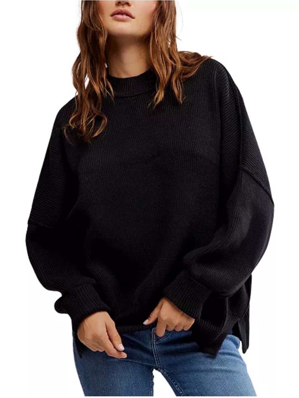 New Maeve turtleneck sweater from Anthropologie, black, size XL